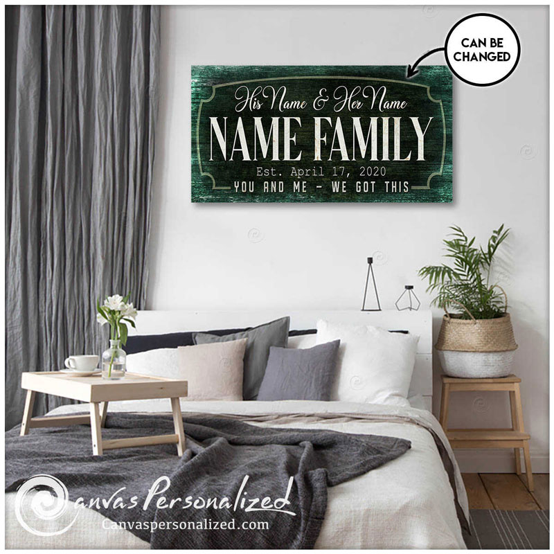 10+ Gorgeous Large Wall Art Ideas And Inspiration For Home 7 family-name-custom