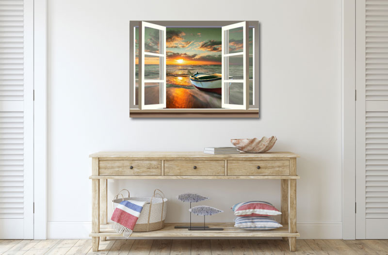 15+ Best Elegant Coastal Decor Ideas Of 2021 18 faux-window-coastal-decor