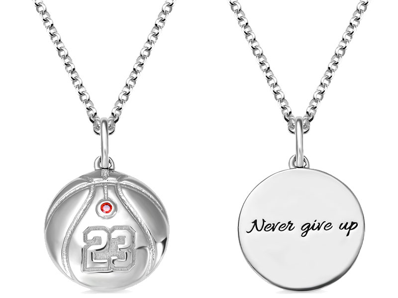 20+ Best Basketball Gifts For Boys In 2022 10 Engraved Basketball Necklace