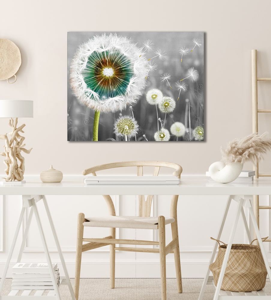 2022 Awesome Fall Decorating Ideas For Office At Home 11 dandelion wall art