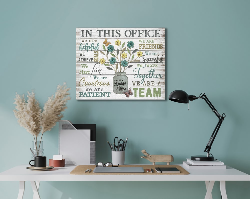 2022 Awesome Fall Decorating Ideas For Office At Home 9 team wall art