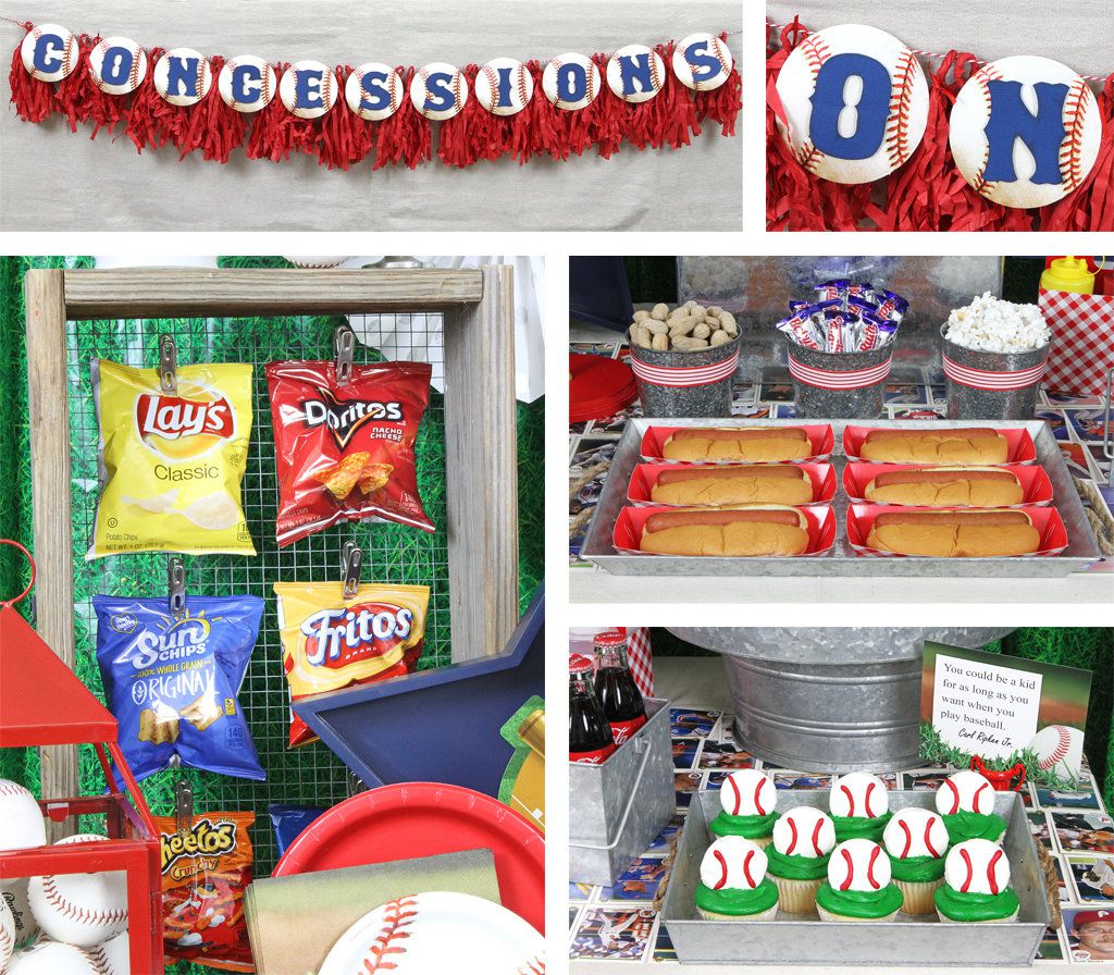 15+ Amazing Baseball Birthday Party Ideas For Kids You Should Know 12 baseball concessions