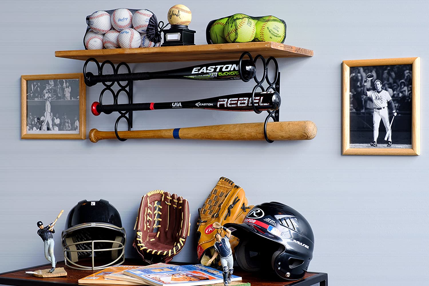 15+ Amazing Baseball Birthday Party Ideas For Kids You Should Know 20 Baseball bat rack