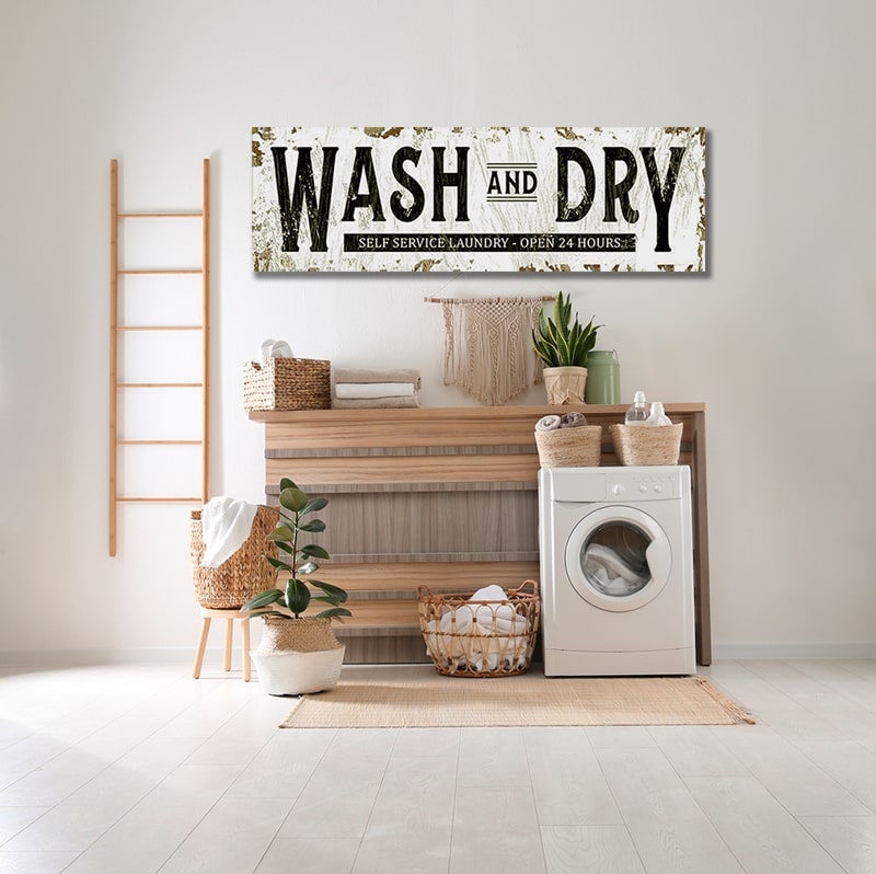 15 Best Laundry Room Wall Decor Ideas That Will Inspire You 10 Laundry wall art