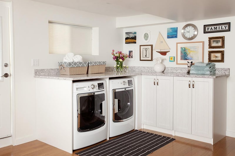 15 Best Laundry Room Wall Decor Ideas That Will Inspire You 13 Gallery wall