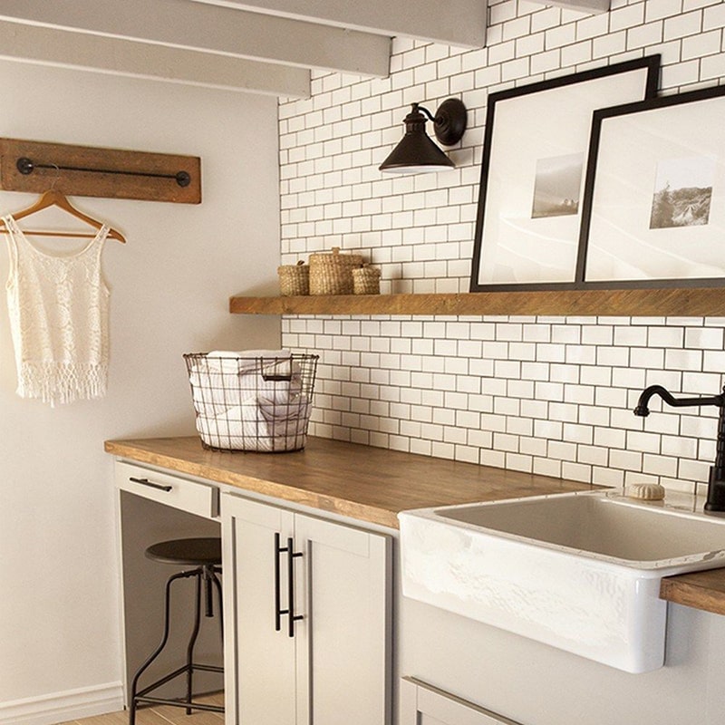 15 Best Laundry Room Wall Decor Ideas That Will Inspire You 9 Laundry room wall photo