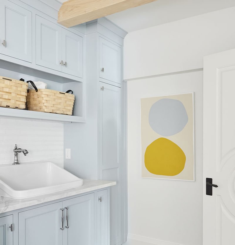 15 Best Laundry Room Wall Decor Ideas That Will Inspire You 1 Blue laundry