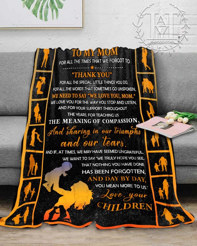 10+ Perfect Birthday Gift Ideas For Mom From Daughter 10 Customized blanket for mom