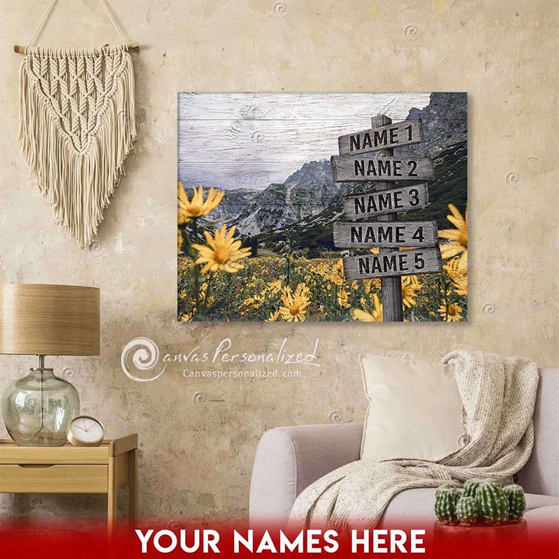 How To Pick A Birthday Gift For Dad Who Has Everything? 8 Street sign canvas for dad