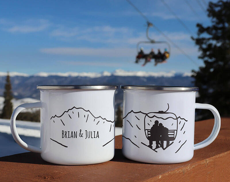 The 22 Best 10th Wedding Anniversary Gift Ideas Your Other Half Will Love 2 tin mug