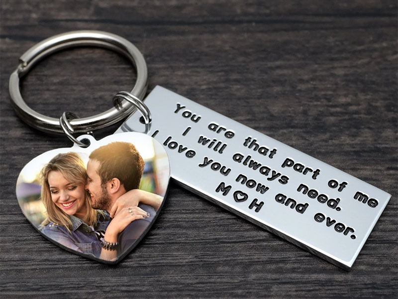Top 20 Trending And Unique Christmas Gifts For Couples 2021 14 Personalized keychains