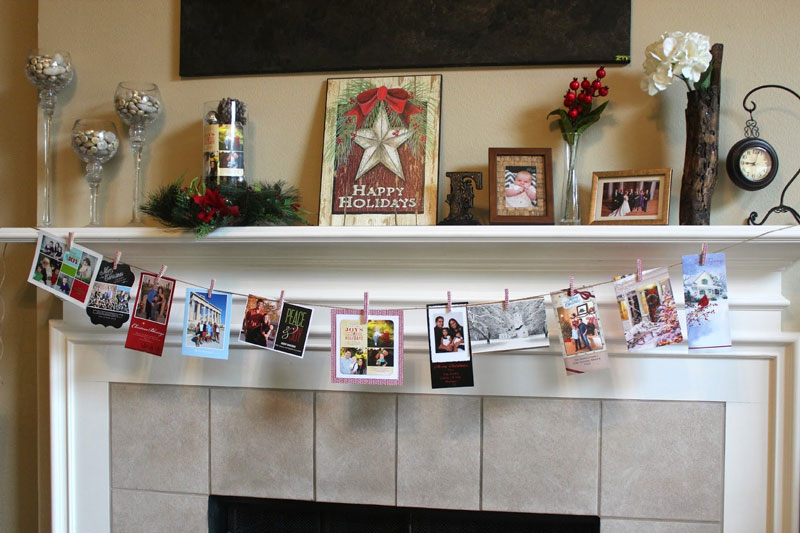 How To Get Ready For Christmas Early: 12 Ways To Add Holiday Cheers 6 Christmas card displays