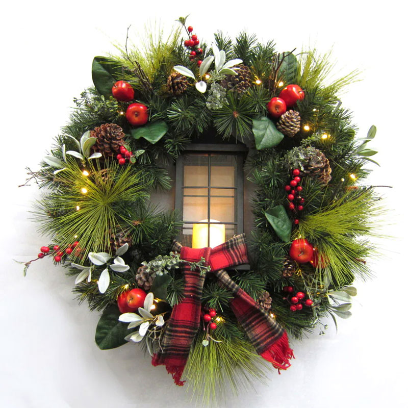How To Get Ready For Christmas Early: 12 Ways To Add Holiday Cheers 11 Christmas Wreath