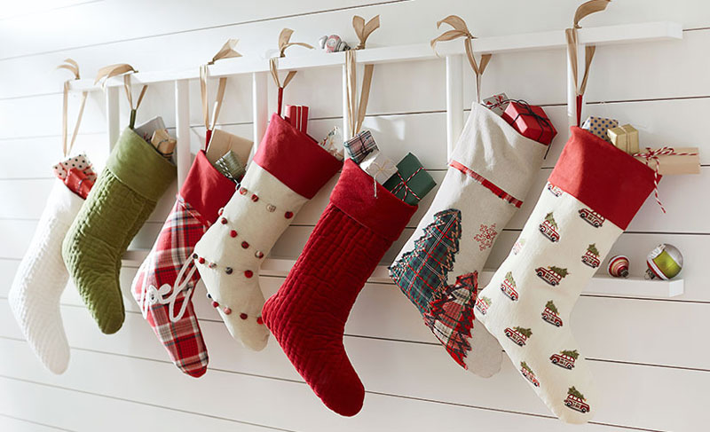 Top 20 Christmas Wall Decor Ideas To Make Your Home Festive 11 Christmas stockings wall decor