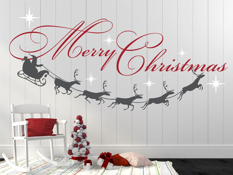 Top 20 Christmas Wall Decor Ideas To Make Your Home Festive 13 Christmas wall decals