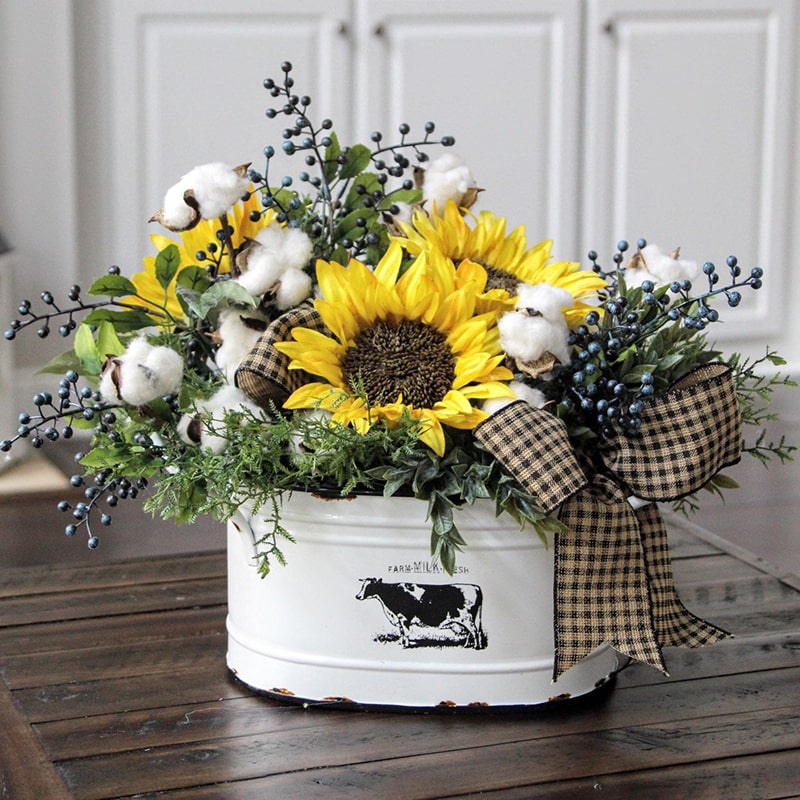 15+ Awesome Sunflower Kitchen Decor Ideas To Liven Up Your Space 11 sunflower kitchen decor