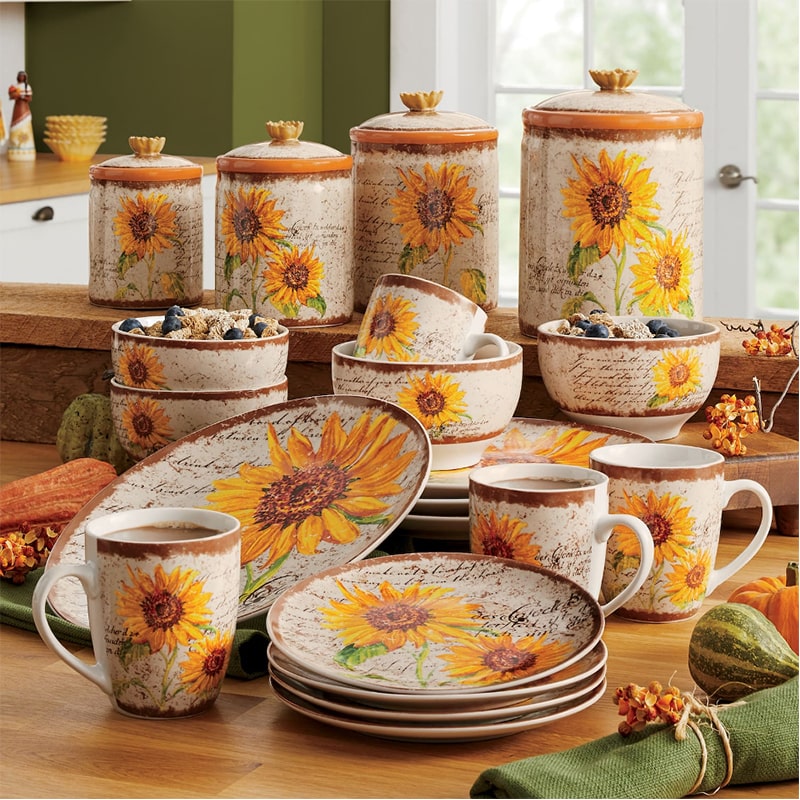 15+ Awesome Sunflower Kitchen Decor Ideas To Liven Up Your Space 12 sunflower kitchen decor