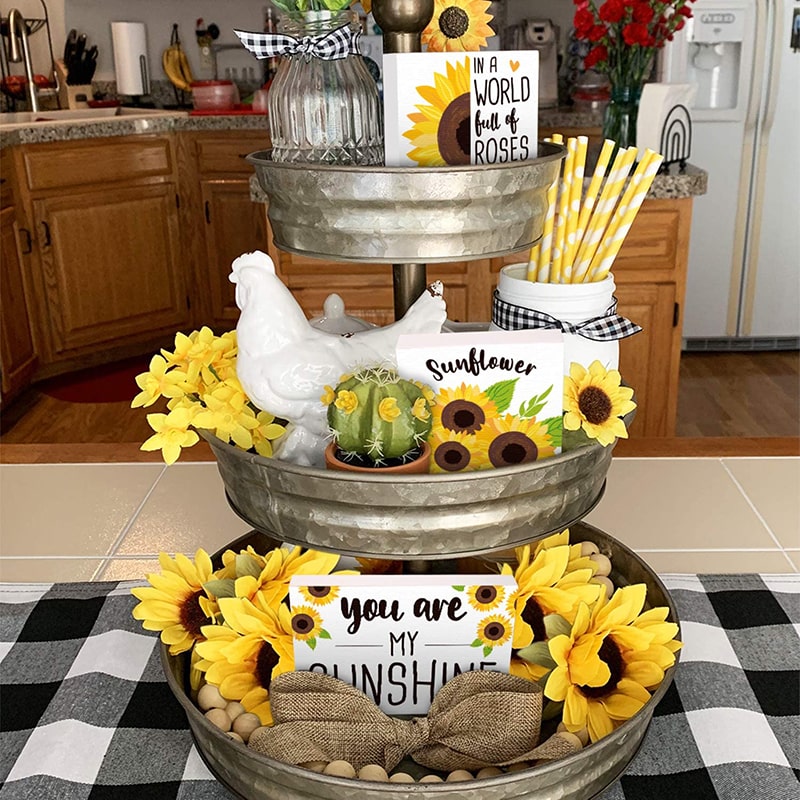 15+ Awesome Sunflower Kitchen Decor Ideas To Liven Up Your Space 14 sunflower kitchen decor