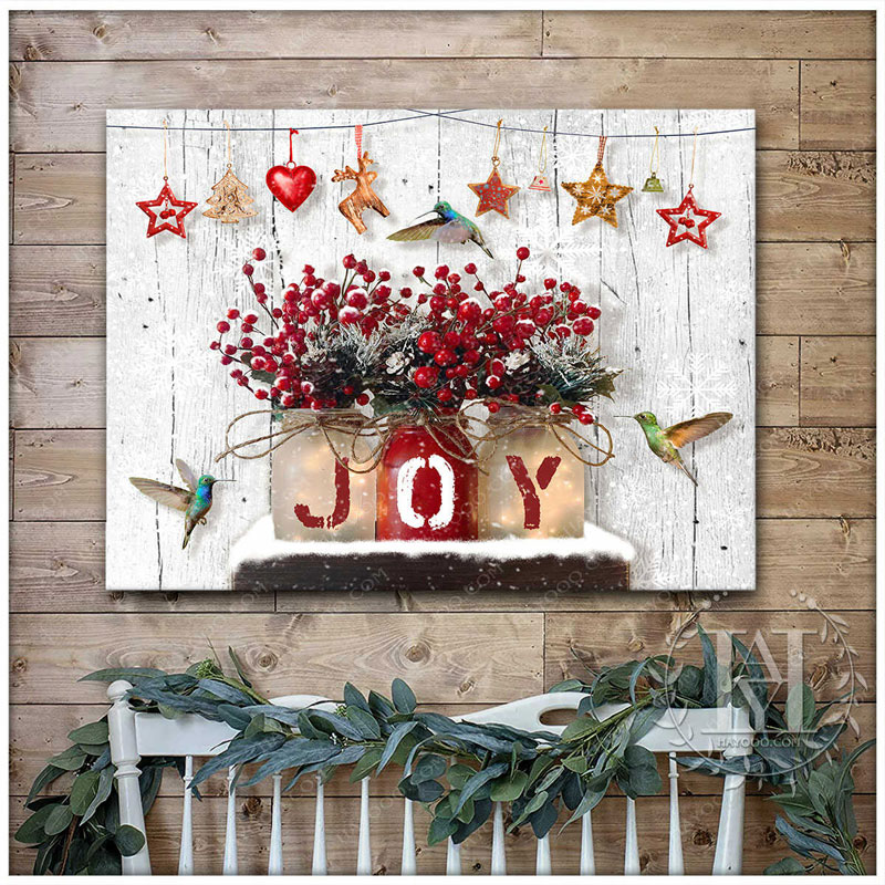 Top 20 Christmas Home Decor Ideas You'll Fall In Love With 22 Joy Wall Art For Christmas Decor