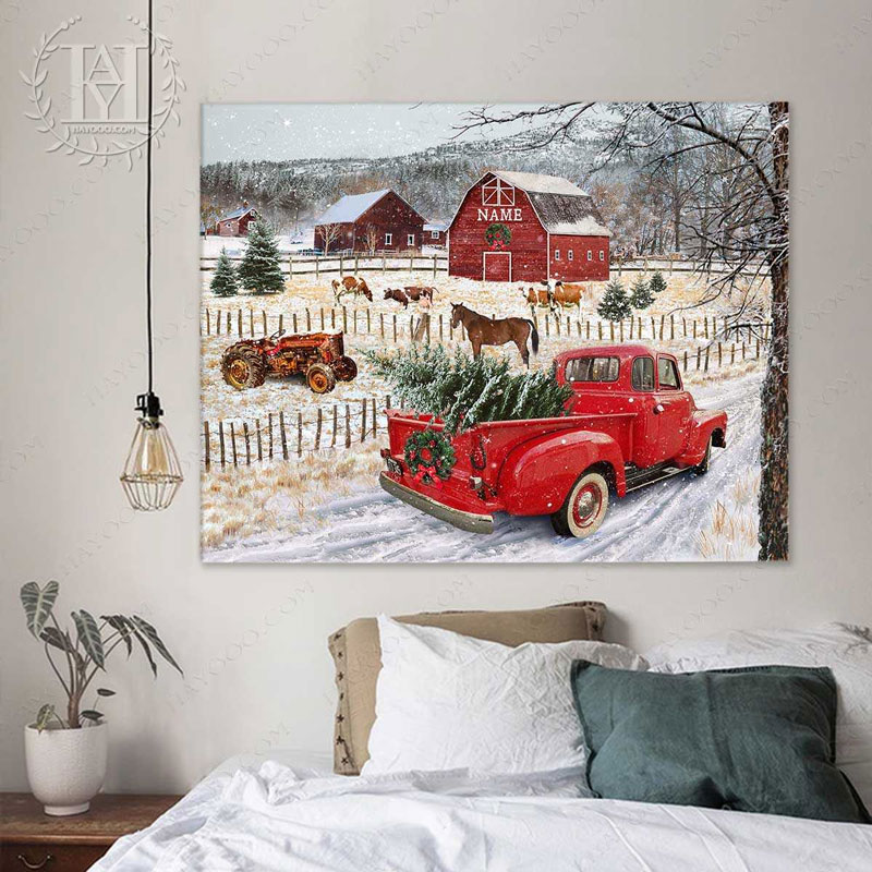 26 Fabulous Farmhouse Christmas Decor Ideas For Joyful Home 21 Farmhouse Christmas bedroom decor