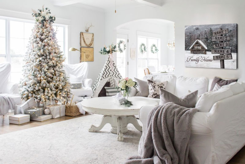 21 Festive And Trendy Christmas Living Room Decor Ideas 6 Christmas Living Room Decor