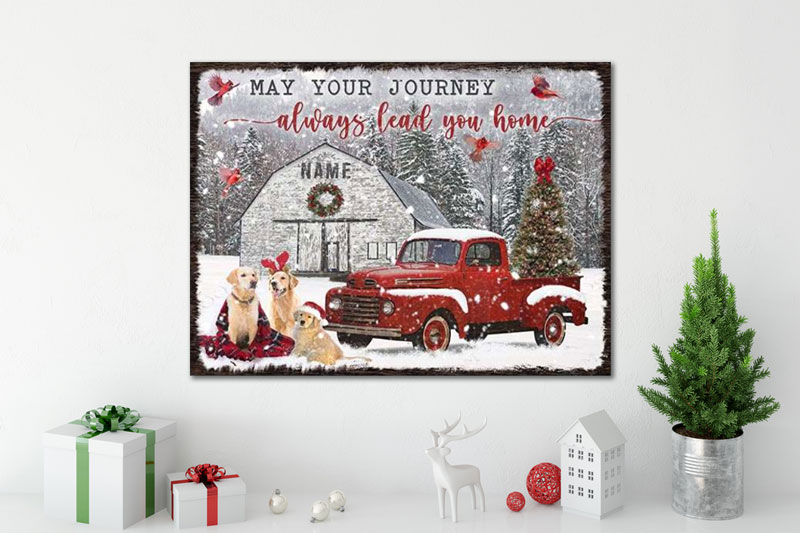 21 Festive And Trendy Christmas Living Room Decor Ideas 14 Christmas canvas