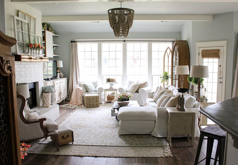 33 Fresh Spring Living Room Decor Ideas & Color Palettes For Farmhouse 17 Spring living room decor