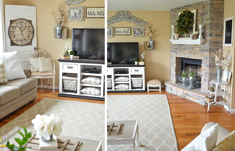 48+ Beautiful & Rustic Spring Decor Ideas For Your Farmhouse 25 rustic spring decor ideas