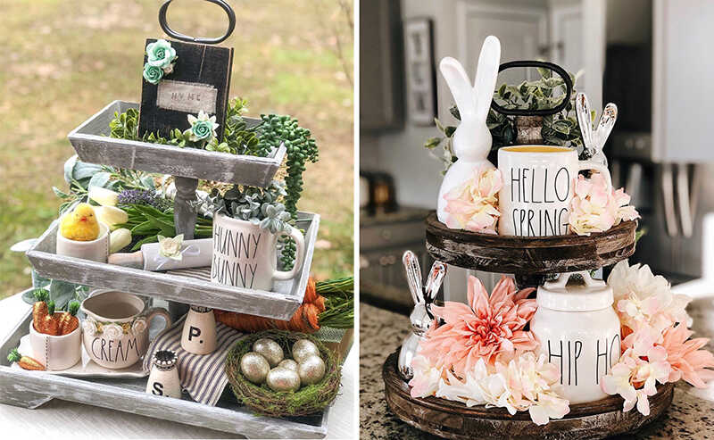 48+ Beautiful & Rustic Spring Decor Ideas For Your Farmhouse 37 rustic spring decor ideas