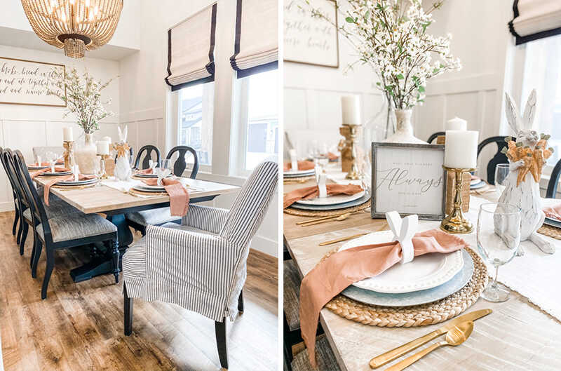 48+ Beautiful & Rustic Spring Decor Ideas For Your Farmhouse 29 rustic spring decor ideas