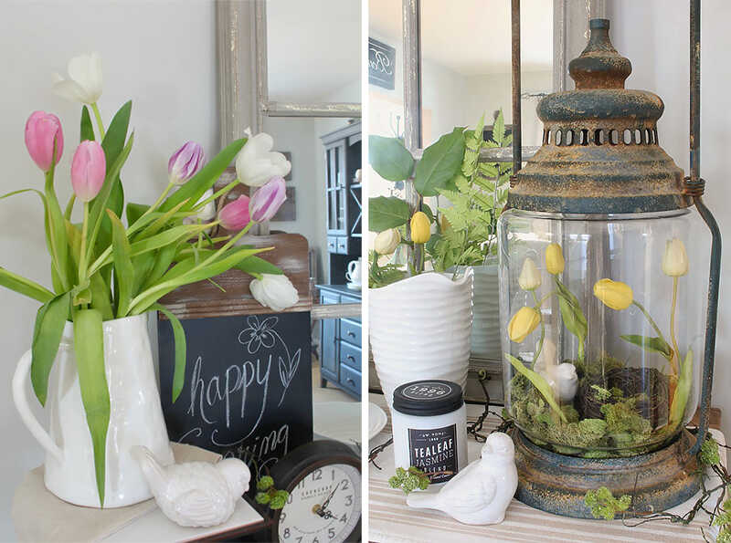 48+ Beautiful & Rustic Spring Decor Ideas For Your Farmhouse 42 rustic spring decor ideas