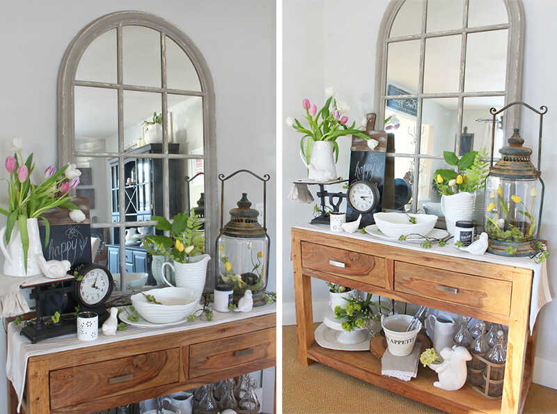 48+ Beautiful & Rustic Spring Decor Ideas For Your Farmhouse 21 rustic spring decor ideas