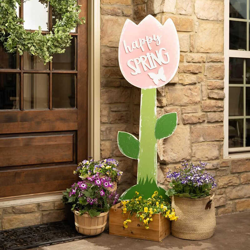 48+ Beautiful & Rustic Spring Decor Ideas For Your Farmhouse 6 rustic spring decor ideas