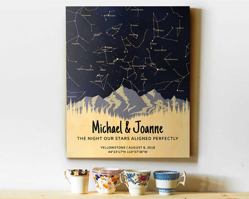 10+ Best Custom Star Map Gifts Ideas For Your Sweetheart 11 custom star map gifts