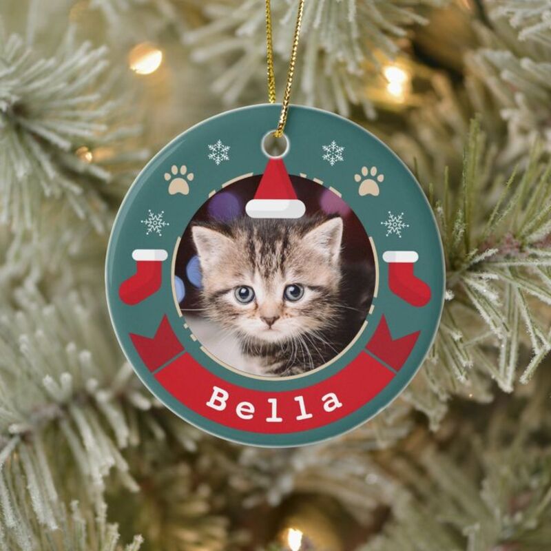 Customized Pet Ornament on christmas tree