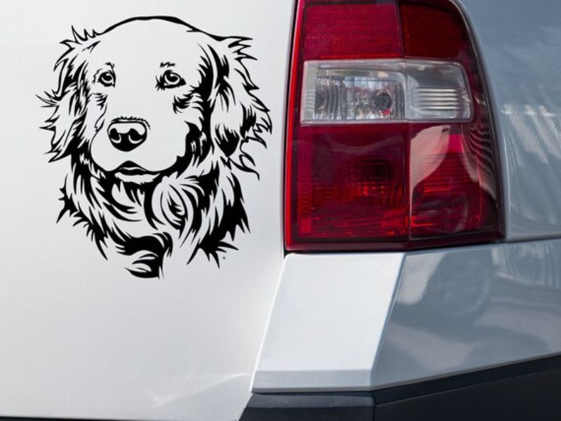 Golden Retriever Gift Ideas - car Decals
