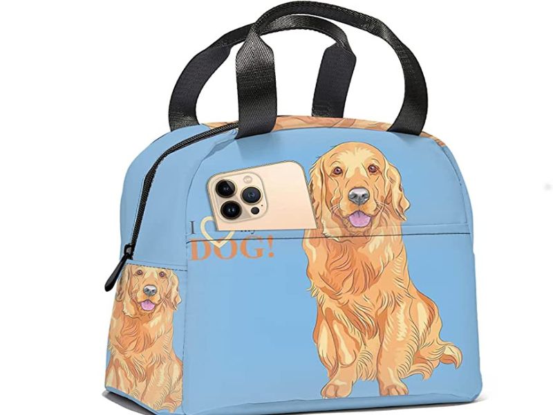 40+ Unique Gifts For Golden Retriever Lovers And Their Pets 61 Lunch Bag Golden Retriever Gift Ideas