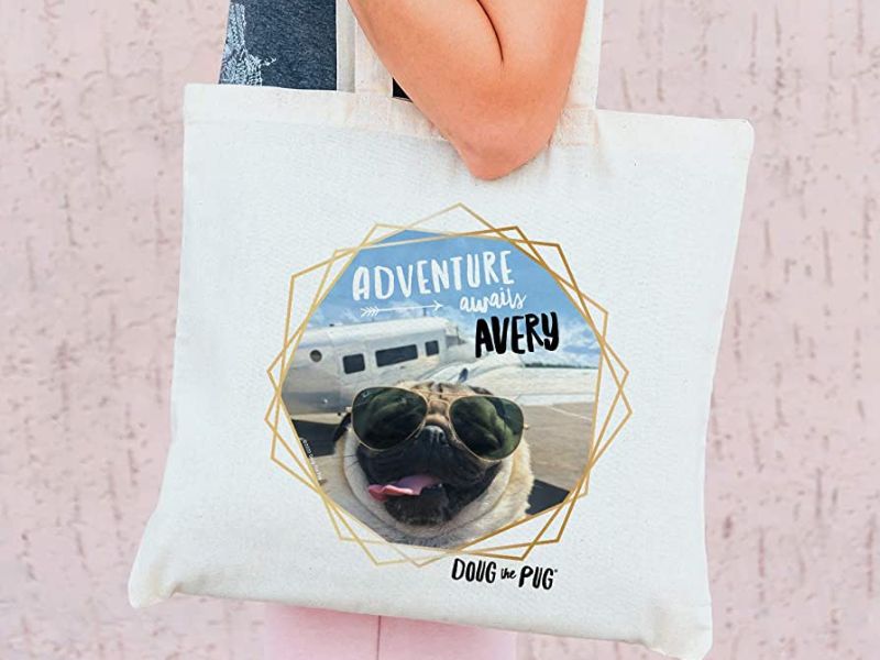 30+ Cute Gifts For Pug Lovers In Your Life To Celebrate Pug Love 55 Customized Pug Canvas Tote Bags Gifts For Pug Lovers