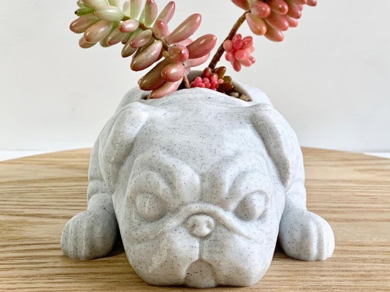 30+ Cute Gifts For Pug Lovers In Your Life To Celebrate Pug Love 56 Pug Lovers Gifts
With Flower Planters