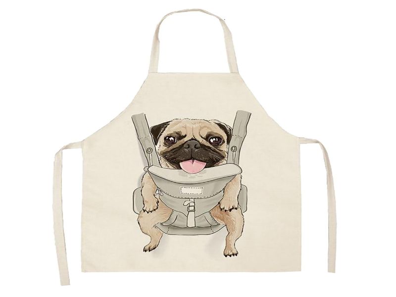 30+ Cute Gifts For Pug Lovers In Your Life To Celebrate Pug Love 59 Unisex Pug Apron - Pug Themed Gift