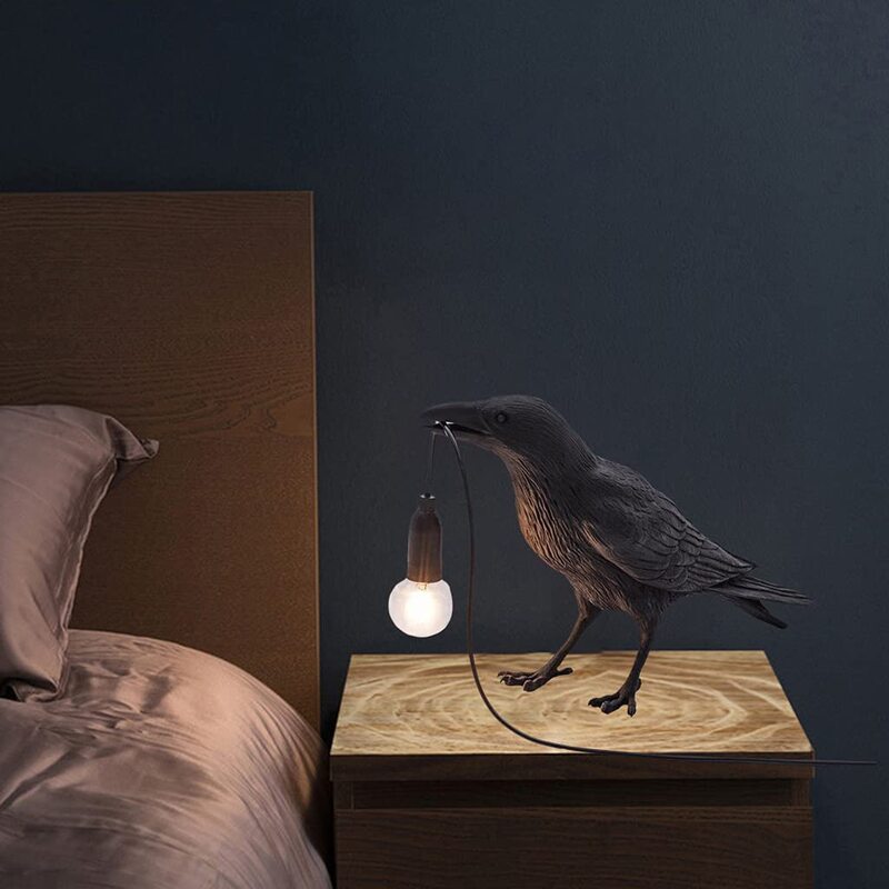 Crow Gift Ideas Desk Lamp  