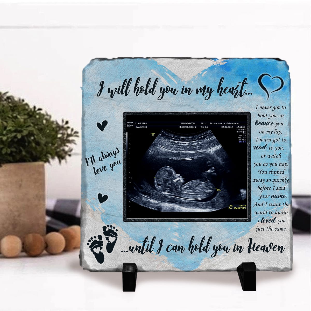 Sympathy Gift For Pregnancy Loss Personalized Baby Memorial Slate