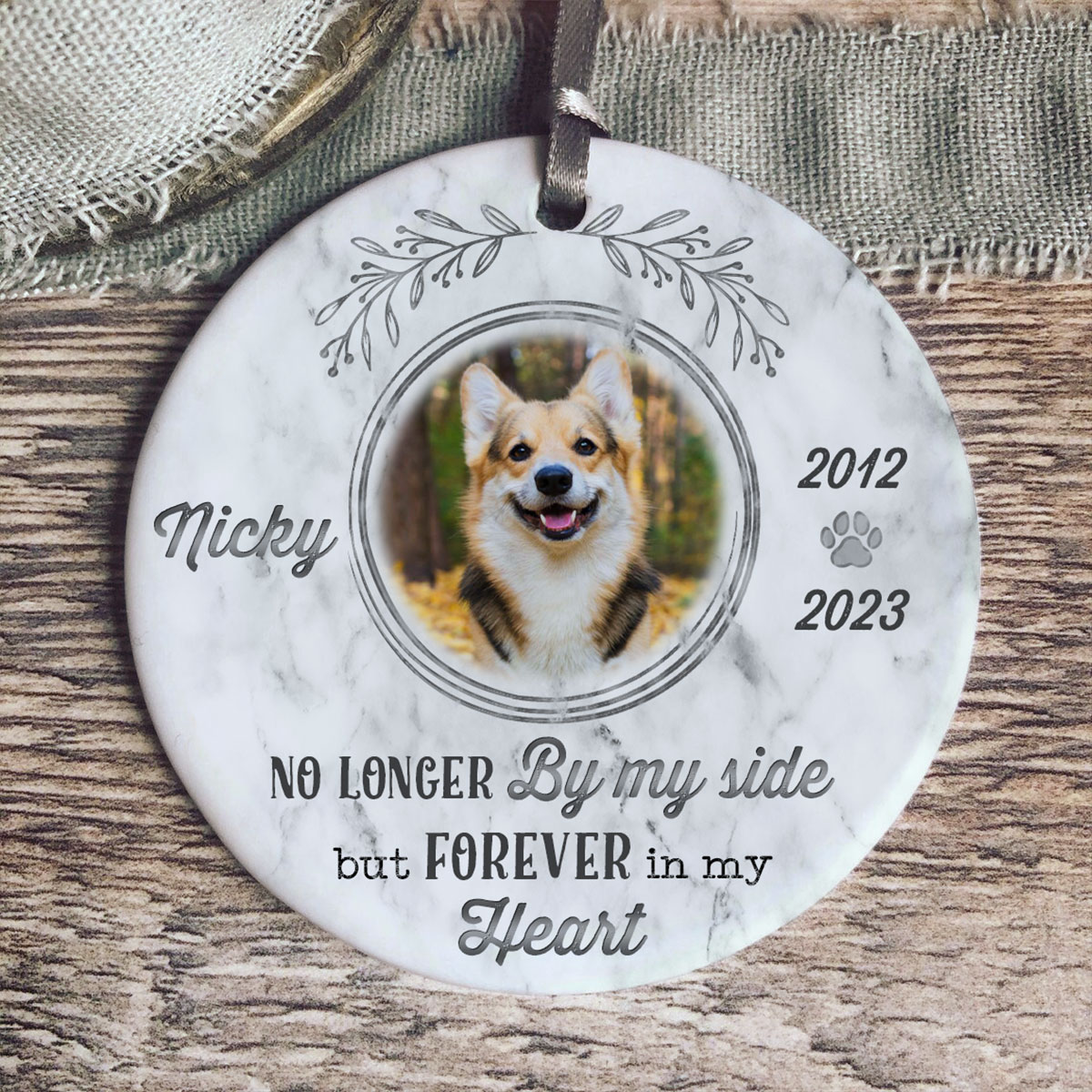 Dog memorial gifts canvas personalized