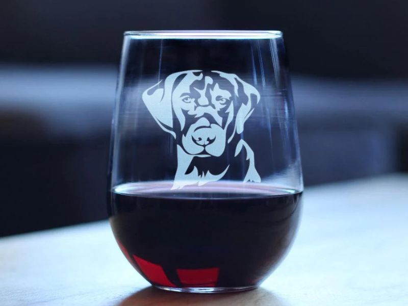 Discover 27+ Gifts For Labrador Lovers: Best Picks 2024 54 Labrador Wine Glass Gifts For Labrador Lovers