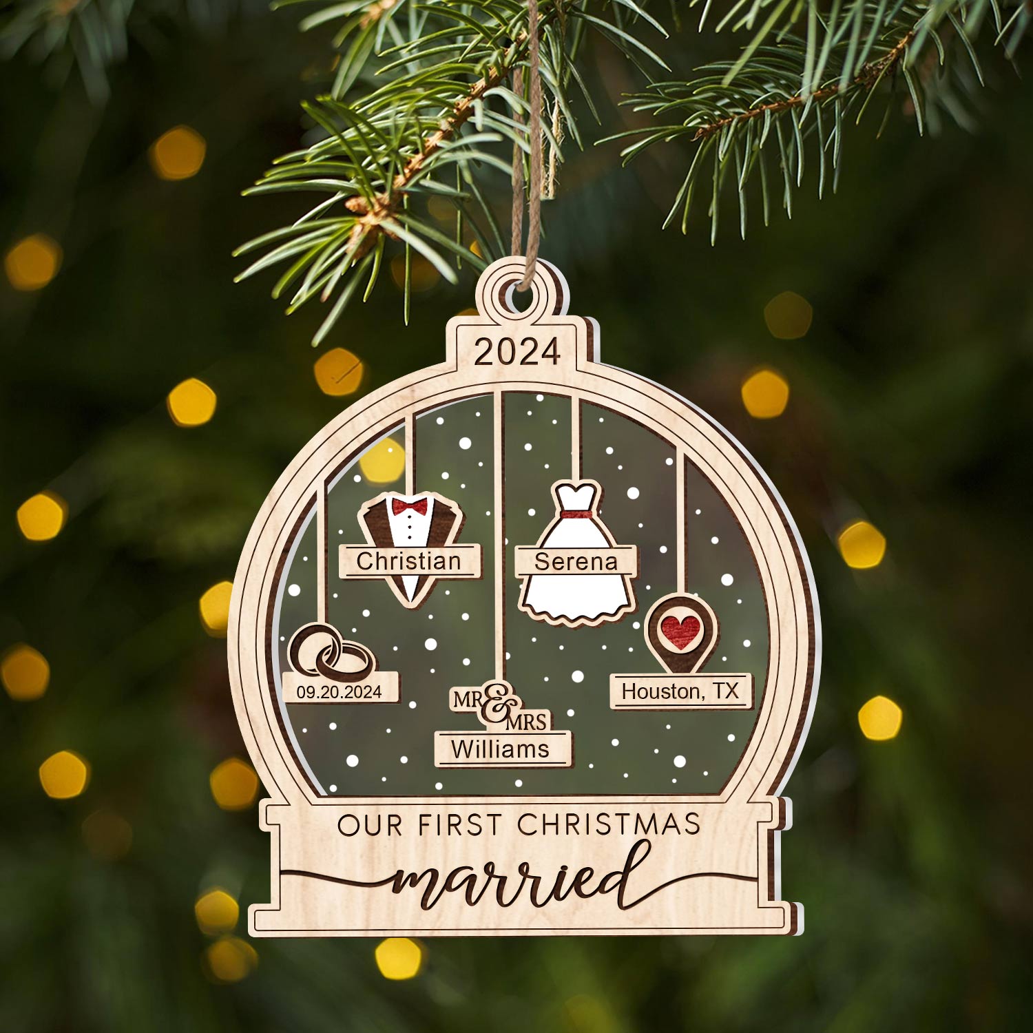 Our First Christmas Married Unique Gifts For Newlyweds