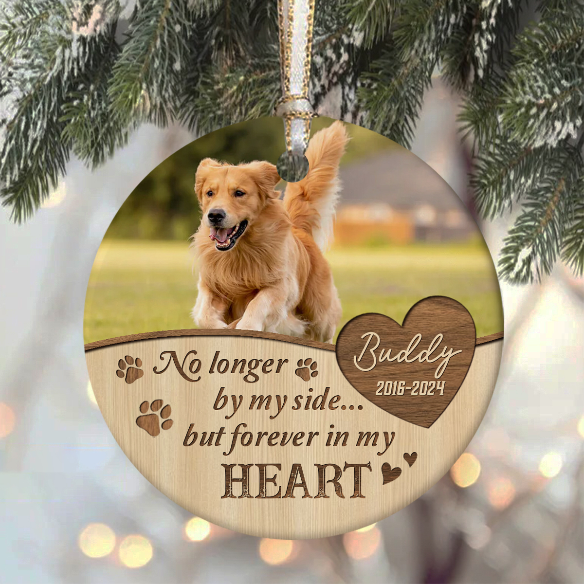 Cane Pet Albero di Natale Ornamento Memoriale Pet Ornamento di Natale Decorazione Albero di Natale Elegante Ornamento in Ceramica Ciondolo per Amici Famiglie