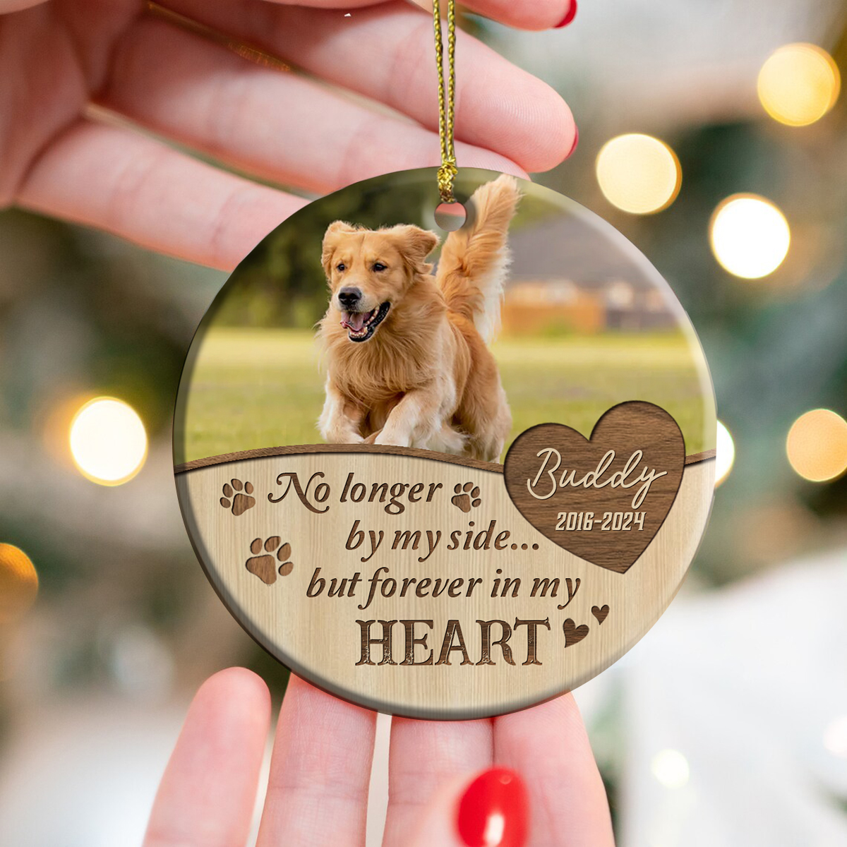 Memoriale personalizzato per animali domestici - Ornamento