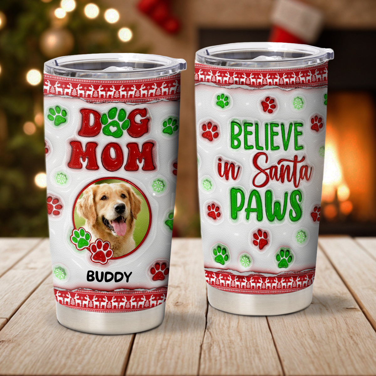 Gifts For Dog Lovers Dog Mom Christmas Personalized 3D