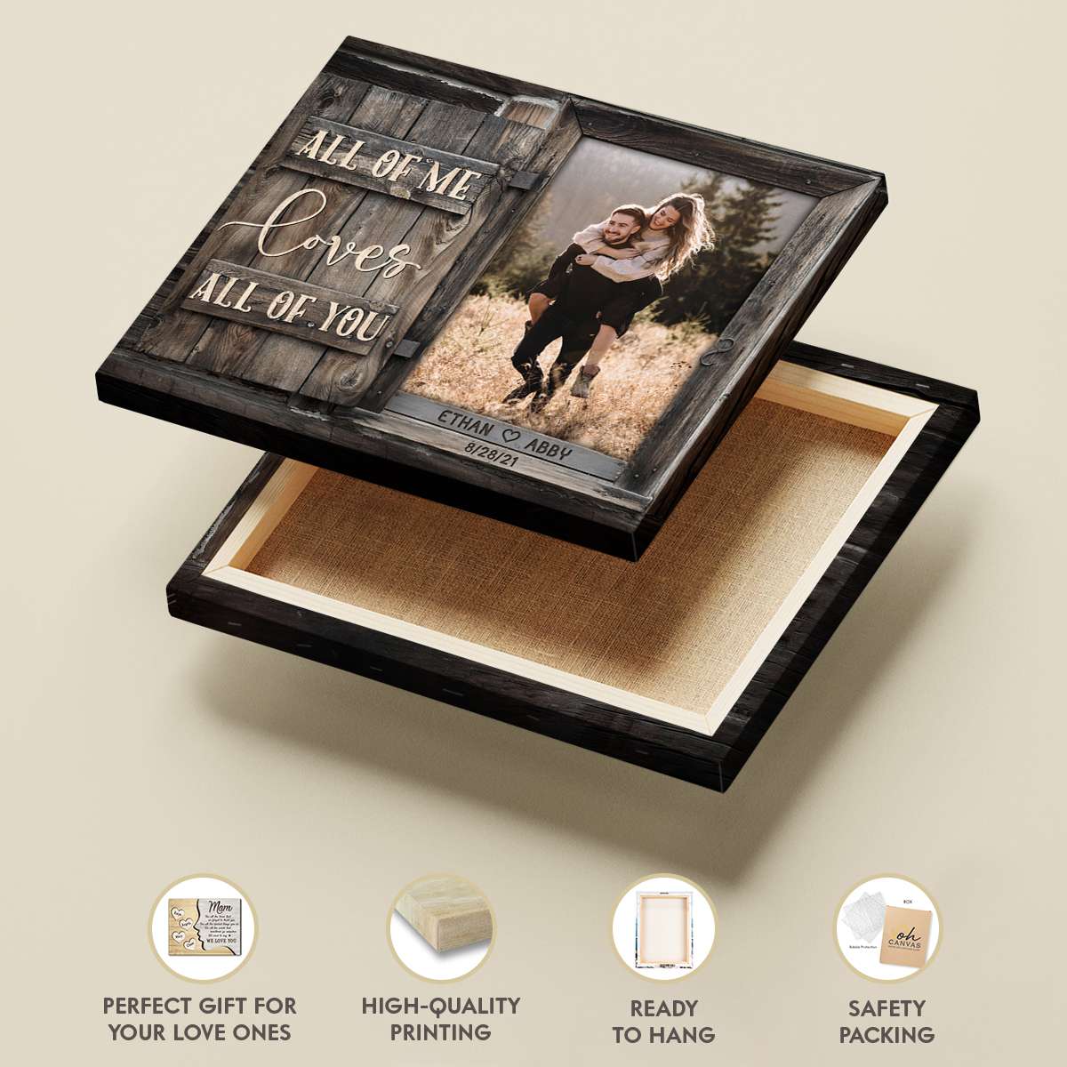Personalized Couple Canvas - Gift Idea For Couple/Him/Her - You Are My Love