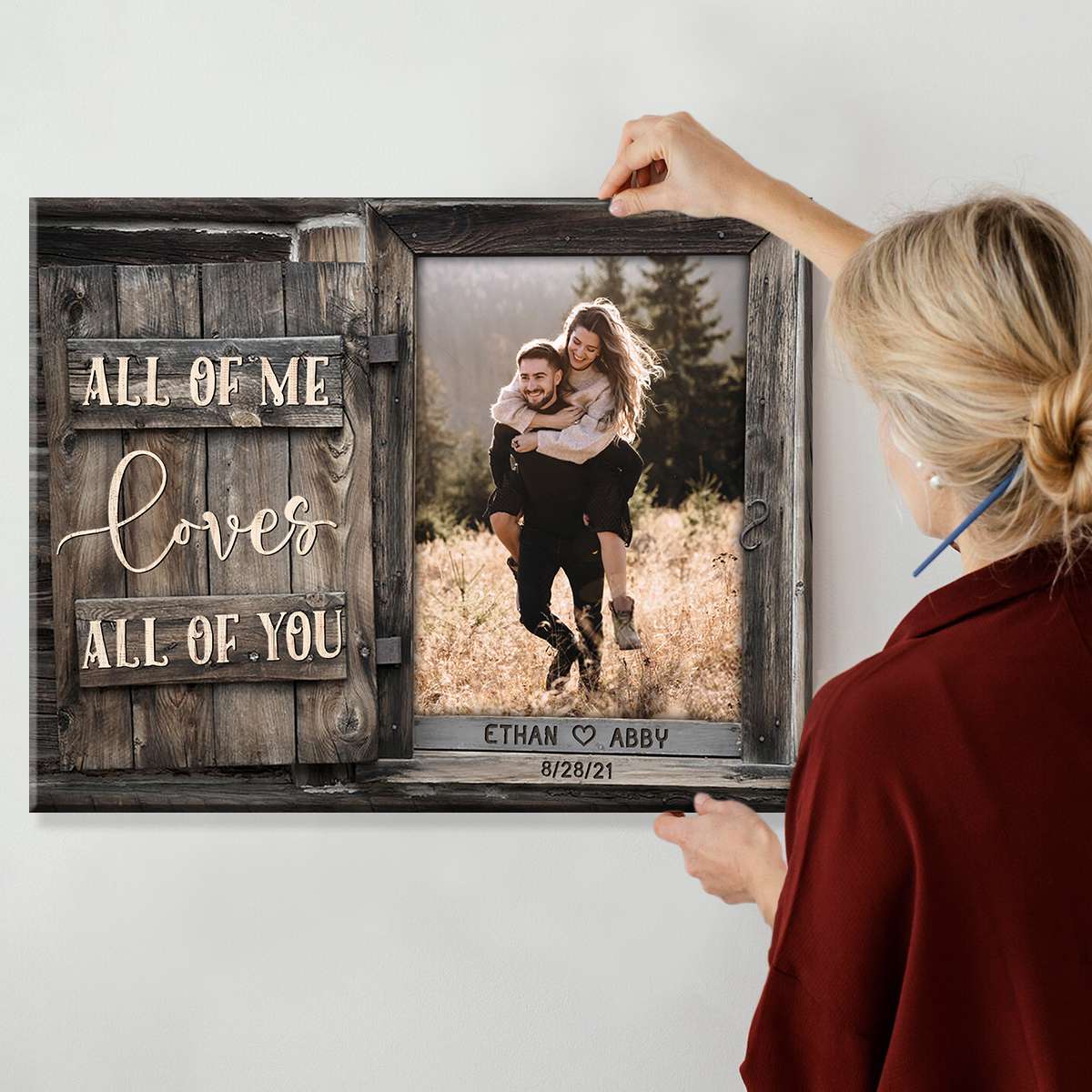 Wall Decoration Personalised Love Story Timeline Print (digital